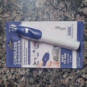 Cordless Engraver new, like a pen w/ bonus replacement tip most surfaces